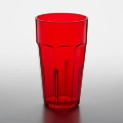 GET Enterprises GET 9920-1-R Bahama 20 Oz. Red Customizable SAN Plastic Tumbler - 72/Case 3 GET Enterprises GET 9920-1-R Bahama 20 Oz. Red Customizable SAN Plastic Tumbler - 72/Case -Acopa shop 1849816