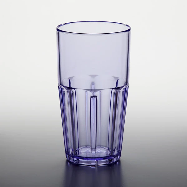 GET Enterprises GET 9922-1-BL Bahama 22 Oz. Blue Customizable SAN Plastic Tumbler - 72/Case 2 GET Enterprises GET 9922-1-BL Bahama 22 Oz. Blue Customizable SAN Plastic Tumbler - 72/Case - Image 2