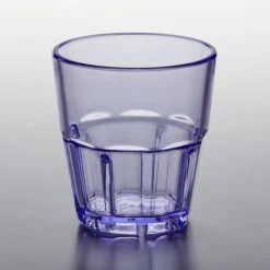 Alternative view of GET Enterprises GET 9955-1-BL Bahama 5.5 Oz. Blue Customizable SAN Plastic Tumbler - 72/Case
