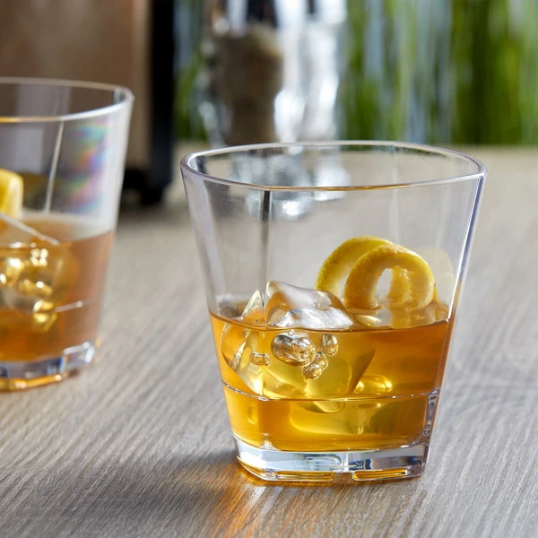 Libbey 92441 Infinium Torque 10 Oz. Tritan Plastic Stackable Rocks / Old Fashioned Glass - 12/Case 1 Libbey 92441 Infinium Torque 10 Oz. Tritan Plastic Stackable Rocks / Old Fashioned Glass - 12/Case