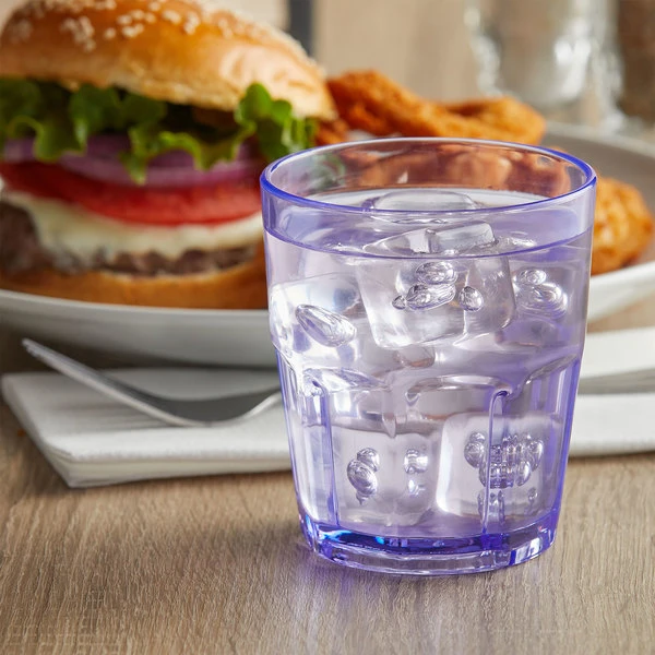 GET Enterprises GET 9912-1-BL Bahama 12 Oz. Blue Customizable SAN Plastic Tumbler - 72/Case 1 GET Enterprises GET 9912-1-BL Bahama 12 Oz. Blue Customizable SAN Plastic Tumbler - 72/Case
