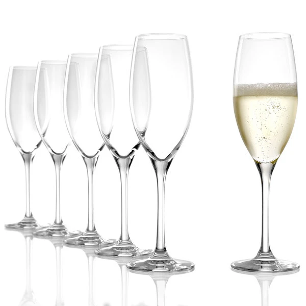 Stolzle 2000029T Classic 8.5 Oz. Flute Glass - 6/Pack 3 Stolzle 2000029T Classic 8.5 Oz. Flute Glass - 6/Pack - Image 3