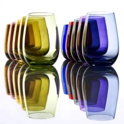 Stolzle S3527112E Elements 16.5 Oz. Red Stemless Wine Glass / Tumbler - 24/Case -Acopa shop 1892334