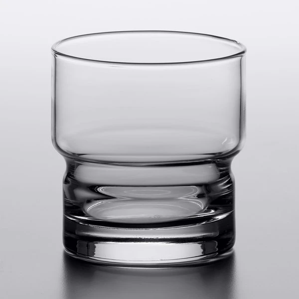 Libbey 12037 Newton 10 Oz. Customizable Stackable Rocks / Old Fashioned Glass - 12/Case - Image 2