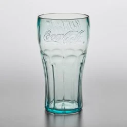 GET Enterprises GET 1126-JC Bell 26 Oz. Jade Coca-Cola® SAN Plastic Soda Glass - 72/Case 3 GET Enterprises GET 1126-JC Bell 26 Oz. Jade Coca-Cola® SAN Plastic Soda Glass - 72/Case -Acopa shop 1926638