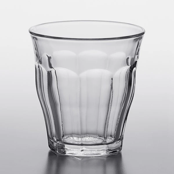 Duralex 1024AB06 Picardie 4.625 Oz. Stackable Glass Tumbler - 6/Pack 2 Duralex 1024AB06 Picardie 4.625 Oz. Stackable Glass Tumbler - 6/Pack - Image 2