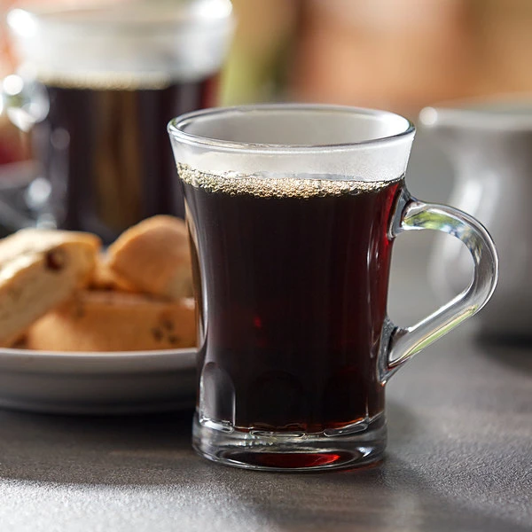Duralex 4001AR06 Amalfi 6 Oz. Stackable Glass Espresso Mug - 72/Case 1 Duralex 4001AR06 Amalfi 6 Oz. Stackable Glass Espresso Mug - 72/Case