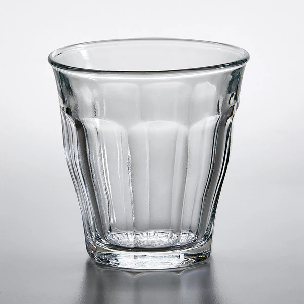 Duralex 1026AB06 Picardie 7.75 Oz. Stackable Glass Tumbler - 6/Pack 2 Duralex 1026AB06 Picardie 7.75 Oz. Stackable Glass Tumbler - 6/Pack - Image 2
