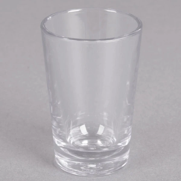 Carlisle 560207 Alibi 1.7 Oz. SAN Plastic Shooter / Dessert Shot Glass - 6/Pack 2 Carlisle 560207 Alibi 1.7 Oz. SAN Plastic Shooter / Dessert Shot Glass - 6/Pack - Image 2