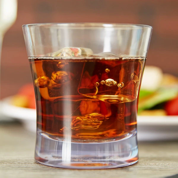 Carlisle 560907 Alibi 8.3 Oz. SAN Plastic Rocks / Old Fashioned Glass - 6/Pack 1 Carlisle 560907 Alibi 8.3 Oz. SAN Plastic Rocks / Old Fashioned Glass - 6/Pack