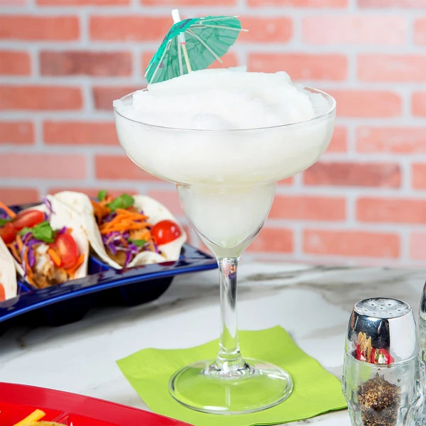 Carlisle 565207 Alibi 16 Oz. Plastic Grande Margarita Glass - 6/Pack 1 Carlisle 565207 Alibi 16 Oz. Plastic Grande Margarita Glass - 6/Pack