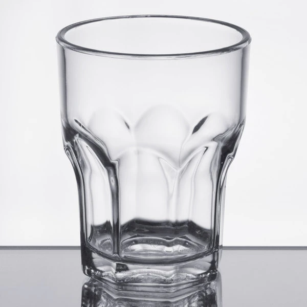 Carlisle 580607 Louis 6 Oz. Clear SAN Plastic Tumbler - 4/Pack 2 Carlisle 580607 Louis 6 Oz. Clear SAN Plastic Tumbler - 4/Pack - Image 2