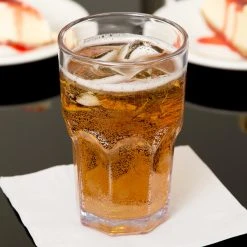 Carlisle 581007 Louis 10 Oz. Clear SAN Plastic Tumbler - 4/Pack