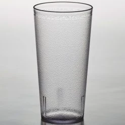 Alternative view of Carlisle 523207 Stackable 32 Oz. Clear SAN Plastic Tall Tumbler - 3/Pack