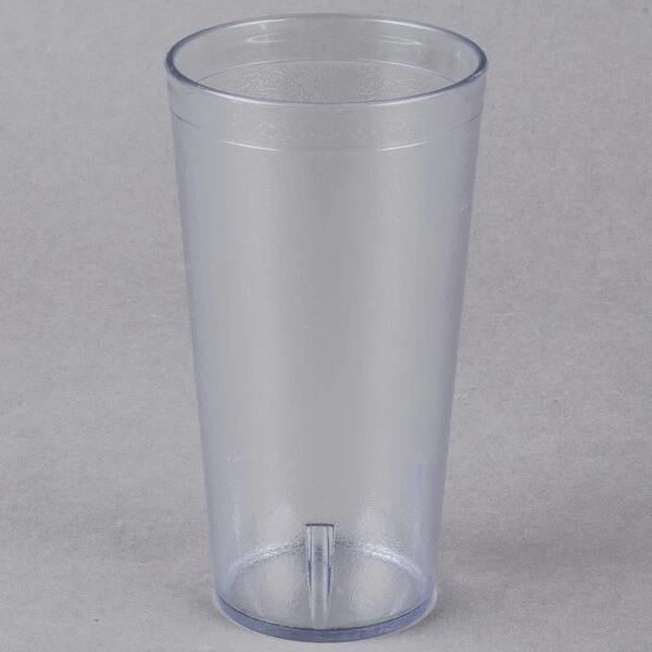 Carlisle 522007 Stackable 20 Oz. Clear SAN Plastic Tumbler - 6/Pack 2 Carlisle 522007 Stackable 20 Oz. Clear SAN Plastic Tumbler - 6/Pack - Image 2