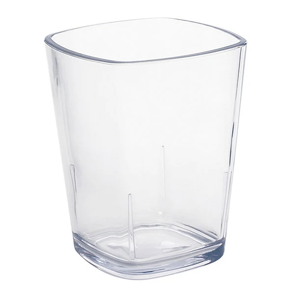 Front Of The House ADO005CLT23 Drinkwise Mod 16 Oz. Tritan Plastic Stackable Double Rocks / Old Fashioned Glass - 12/Pack 1 Front Of The House ADO005CLT23 Drinkwise Mod 16 Oz. Tritan Plastic Stackable Double Rocks / Old Fashioned Glass - 12/Pack