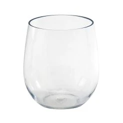 Front Of The House AWI004CLT23 Drinkwise 15 Oz. Tritan Plastic Stemless Wine Glass - 12/Pack -Acopa shop 2004193