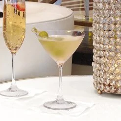 Alternative view of Front Of The House AMA008CLT23 Drinkwise 7 Oz. Tritan Plastic Martini Glass - 12/Pack