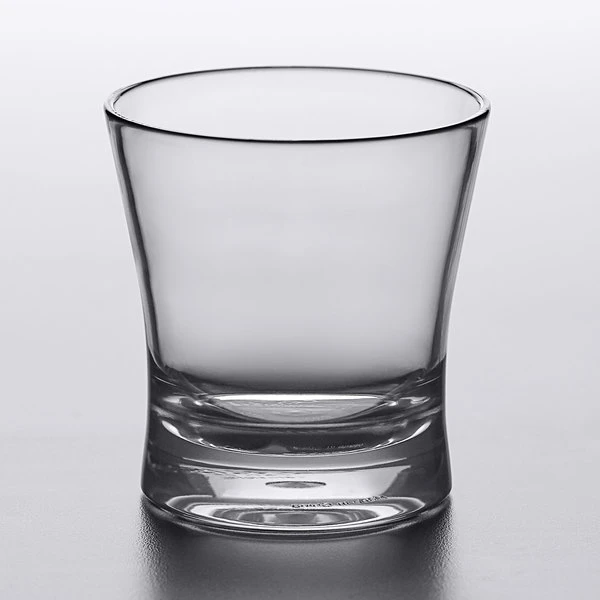 Carlisle 560907 Alibi 8.3 Oz. SAN Plastic Rocks / Old Fashioned Glass - 6/Pack 2 Carlisle 560907 Alibi 8.3 Oz. SAN Plastic Rocks / Old Fashioned Glass - 6/Pack - Image 2