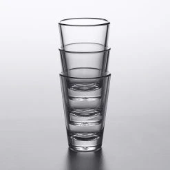 Carlisle 560307 Alibi 2.9 Oz. SAN Plastic Shooter / Dessert Shot Glass - 6/Pack -Acopa shop 2007091
