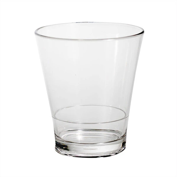 Elite Global Solutions DW3291PC-CL 12 Oz. Plastic Stackable Double Rocks / Old Fashioned Glass - 24/Case 1 Elite Global Solutions DW3291PC-CL 12 Oz. Plastic Stackable Double Rocks / Old Fashioned Glass - 24/Case