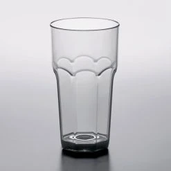 Alternative view of Carlisle 582218 Louis 22 Oz. Smoke SAN Plastic Tumbler - 24/Case