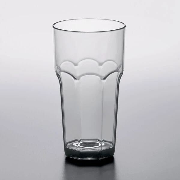 Carlisle 582218 Louis 22 Oz. Smoke SAN Plastic Tumbler - 24/Case 2 Carlisle 582218 Louis 22 Oz. Smoke SAN Plastic Tumbler - 24/Case - Image 2
