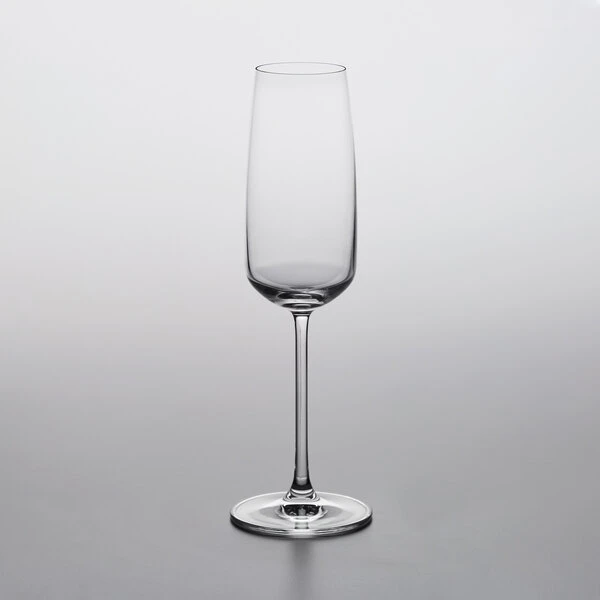 Nude 66091-012 Mirage 8.25 Oz. Flute Glass - 12/Case 2 Nude 66091-012 Mirage 8.25 Oz. Flute Glass - 12/Case - Image 2