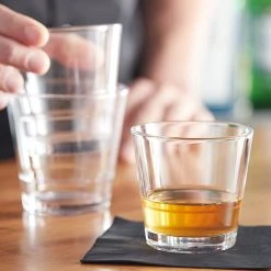 Acopa Select 7 Oz. Stackable Rocks / Old Fashioned Glass - 12/Case