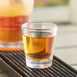 Choice 1.5 Oz. SAN Plastic Stackable Shot Glass - 24/Case