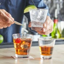Acopa Select 12 Oz. Flared Stackable Rocks / Old Fashioned Glass - 12/Case -Acopa shop 2120427