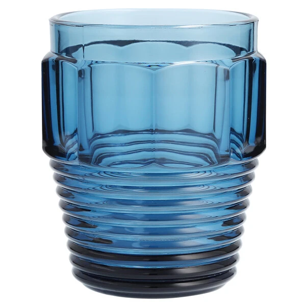 Fortessa Tableware Solutions Fortessa Bolt 11 Oz. Slate Blue Stackable Rocks / Double Old Fashioned Glass - 6/Pack 1 Fortessa Tableware Solutions Fortessa Bolt 11 Oz. Slate Blue Stackable Rocks / Double Old Fashioned Glass - 6/Pack