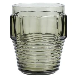 Fortessa Tableware Solutions Fortessa Bolt 11 Oz. Smoke Gray Stackable Rocks / Double Old Fashioned Glass - 6/Pack