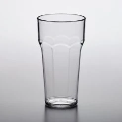 Choice 22 Oz. Clear SAN Plastic Paneled Tumbler - 12/Pack 4 Choice 22 Oz. Clear SAN Plastic Paneled Tumbler - 12/Pack -Acopa shop 2145216