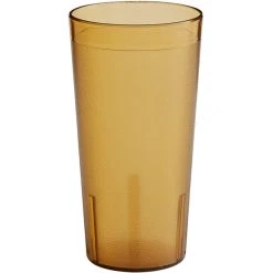 Choice 20 Oz. Amber SAN Plastic Pebbled Tumbler - 12/Pack 4 Choice 20 Oz. Amber SAN Plastic Pebbled Tumbler - 12/Pack -Acopa shop 2145278