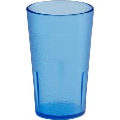 Choice 5 Oz. Blue SAN Plastic Pebbled Tumbler - 12/Pack 4 Choice 5 Oz. Blue SAN Plastic Pebbled Tumbler - 12/Pack -Acopa shop 2145281