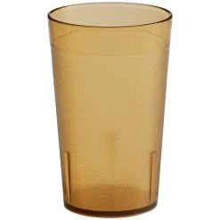 Choice 9 Oz. Amber SAN Plastic Pebbled Tumbler - 12/Pack 4 Choice 9 Oz. Amber SAN Plastic Pebbled Tumbler - 12/Pack -Acopa shop 2145616