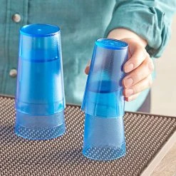 Choice 5 Oz. Blue SAN Plastic Pebbled Tumbler - 12/Pack 5 Choice 5 Oz. Blue SAN Plastic Pebbled Tumbler - 12/Pack -Acopa shop 2162861
