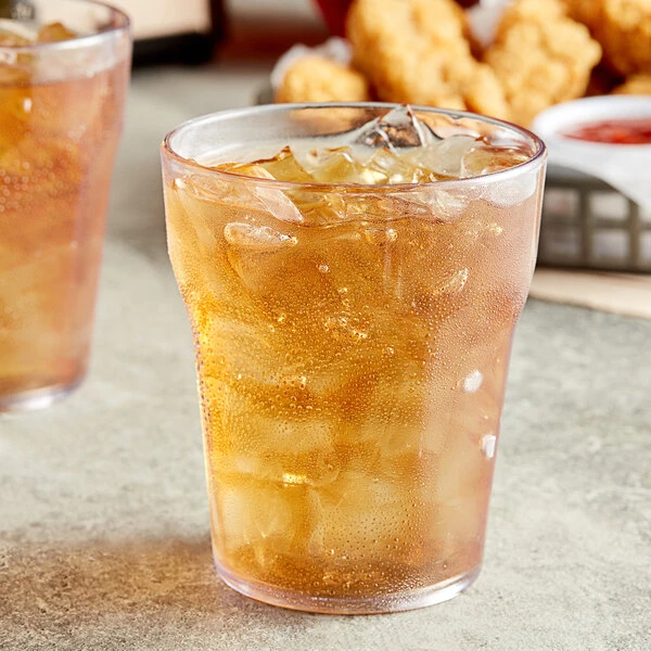 Choice 12 Oz. Clear SAN Plastic Paneled Tumbler - 12/Pack 1 Choice 12 Oz. Clear SAN Plastic Paneled Tumbler - 12/Pack