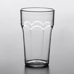 Alternative view of Choice 10 Oz. Clear SAN Plastic Paneled Tumbler - 12/Pack