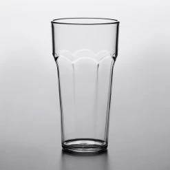 Alternative view of Choice 16 Oz. Clear SAN Plastic Paneled Tumbler - 12/Pack