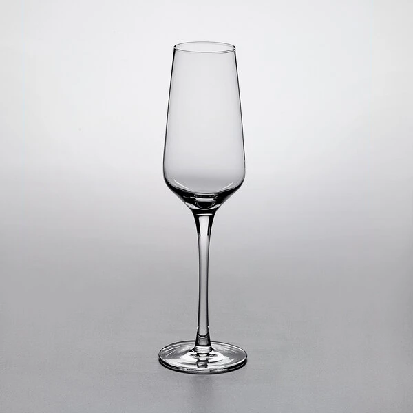 Acopa Silhouette 9 Oz. Flute Glass - 12/Case 2 Acopa Silhouette 9 Oz. Flute Glass - 12/Case - Image 2