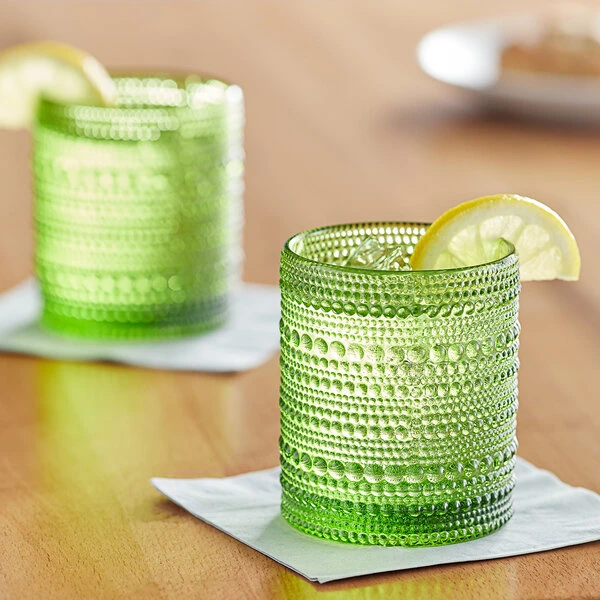 Fortessa Tableware Solutions Fortessa Jupiter 10 Oz. Fern Green Rocks / Double Old Fashioned Glass - 24/Case 1 Fortessa Tableware Solutions Fortessa Jupiter 10 Oz. Fern Green Rocks / Double Old Fashioned Glass - 24/Case