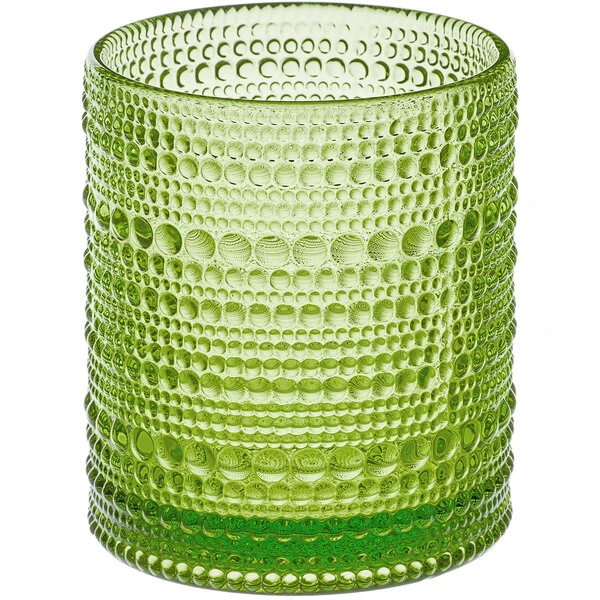 Fortessa Tableware Solutions Fortessa Jupiter 10 Oz. Fern Green Rocks / Double Old Fashioned Glass - 24/Case 2 Fortessa Tableware Solutions Fortessa Jupiter 10 Oz. Fern Green Rocks / Double Old Fashioned Glass - 24/Case - Image 2