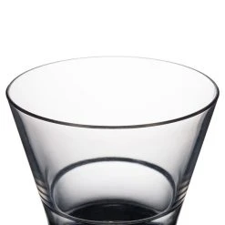 Thunder Group PLTHRG210C 10 Oz. Plastic Starburst Rocks / Old Fashioned Glass -Acopa shop 219671