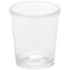 American Metalcraft 12 Oz. Reusable Clear Plastic Tumbler With Lid PTL12