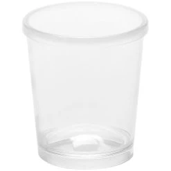 American Metalcraft 12 Oz. Reusable Clear Plastic Tumbler With Lid PTL12