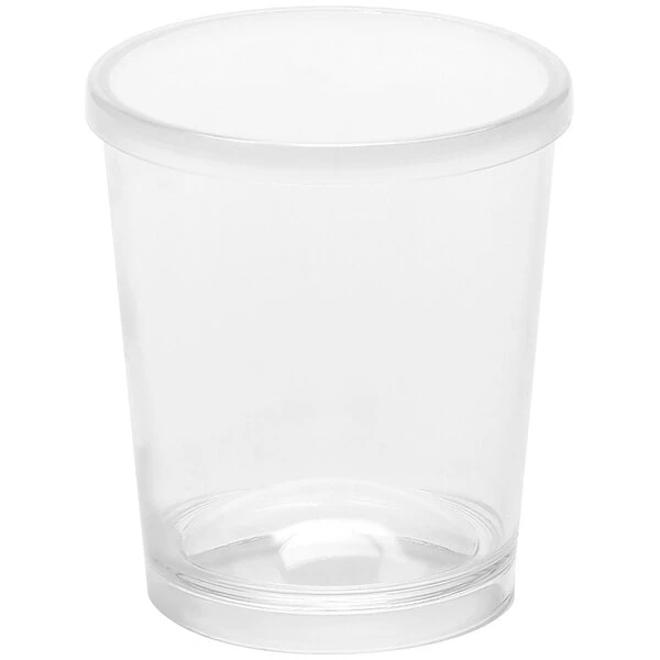 American Metalcraft 12 Oz. Reusable Clear Plastic Tumbler With Lid PTL12