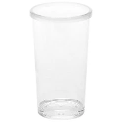 American Metalcraft 20 Oz. Reusable Clear Plastic Tumbler With Lid PTL20