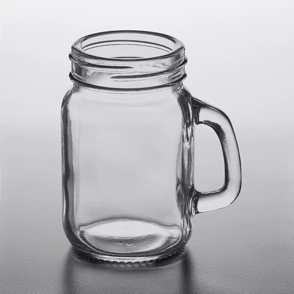Arcoroc 4.75 Oz. Customizable Mini Mason Jar With Handle By Arc Cardinal - 12/Case 2 Arcoroc 4.75 Oz. Customizable Mini Mason Jar With Handle By Arc Cardinal - 12/Case - Image 2